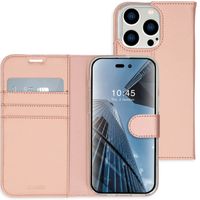 Accezz Wallet Softcase Bookcase Apple iPhone 14 Pro Max - Rosé Goud