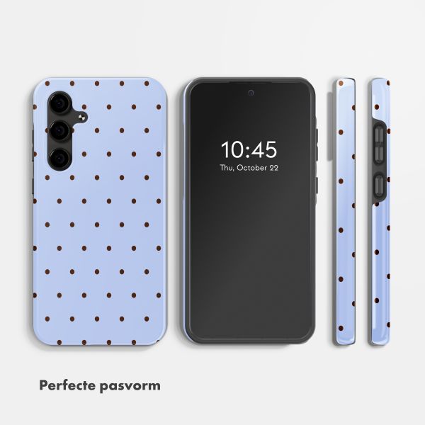 Selencia Vivid Backcover Samsung Galaxy S24 FE - Happy Dots Digital Sky