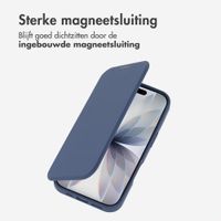 imoshion Transparante Bookcase met MagSafe Apple iPhone 17 - Blauw