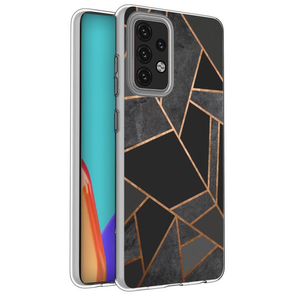 imoshion Design hoesje voor Samsung Galaxy A52(s) (5G/4G) - Grafisch Koper / Zwart