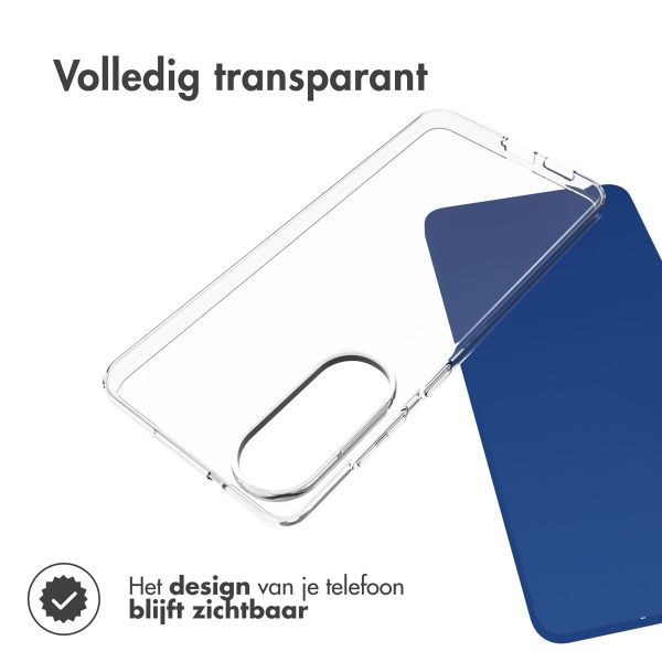 Accezz Clear Backcover Samsung Galaxy S25 Edge - Transparant