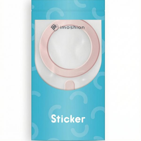 imoshion MagSafe sticker met installatiehulp - Roze