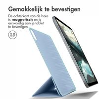 imoshion Magnetic Bookcase Apple iPad Pro 12.9 (2022) / Pro 12.9 (2021) / Pro 12.9 (2020) - Lichtblauw