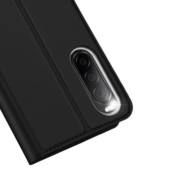 Dux Ducis Slim Softcase Bookcase Sony Xperia 10 V - Zwart