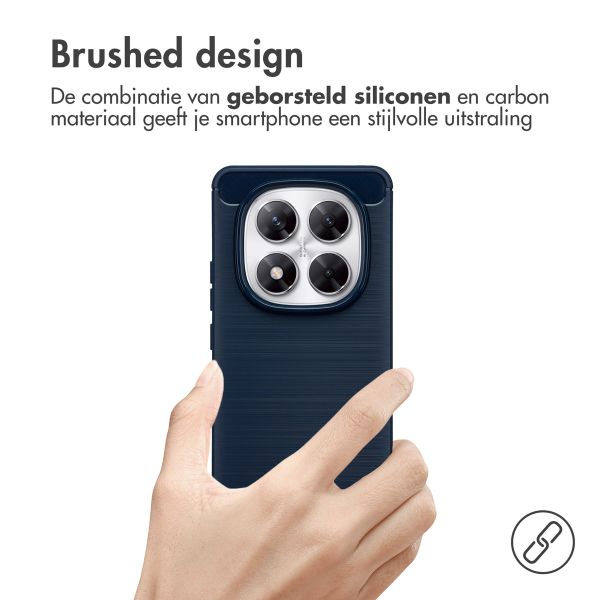 imoshion Brushed Backcover Xiaomi Poco X7 - Donkerblauw