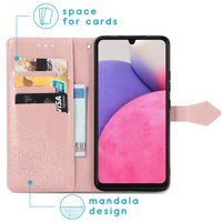 imoshion Mandala Bookcase Samsung Galaxy A33 - Rosé Goud