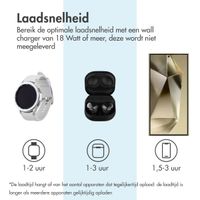 imoshion 3-in-1 Opvouwbare draadloze oplader Samsung - Galaxy smartphone / Galaxy Buds / Galaxy Watch - Grijs