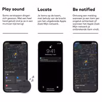 Chipolo ONE Spot - Bluetooth tracker voor iOS - 1 pack - Zwart