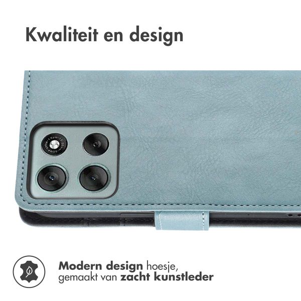 imoshion Luxe Bookcase Motorola Moto G56 - Lichtblauw