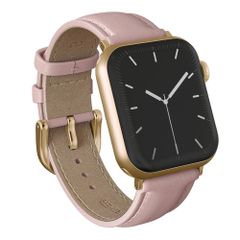 Burga Genuine Leather Band Apple Watch | 44/45/46/49 mm - Pillow Talk / Gold