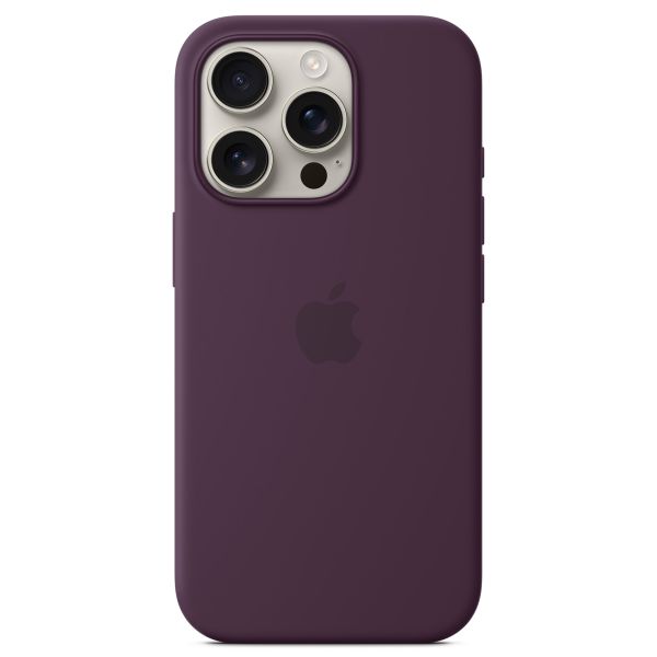 Apple Silicone Backcover MagSafe iPhone 16 Pro - Plum