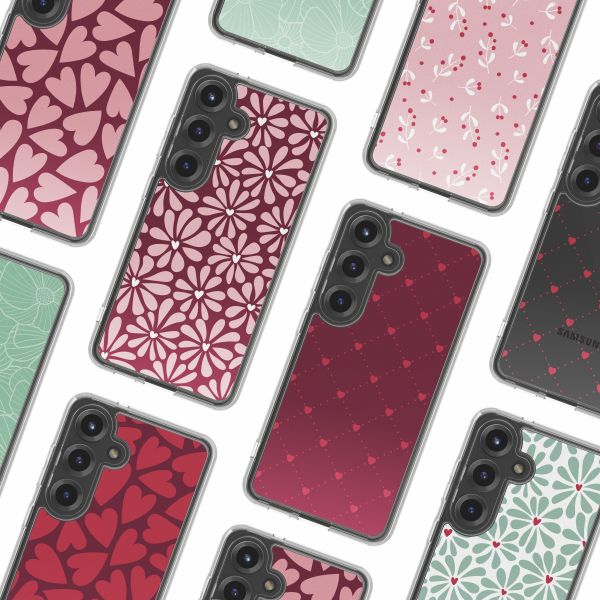 imoshion Design hoesje Samsung Galaxy S25 - Bloom Love Blush