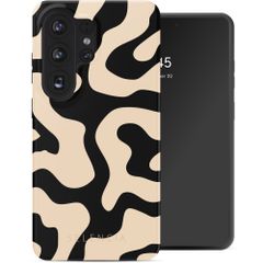 Selencia Vivid Back Cover with MagSafe Samsung Galaxy S26 Ultra - Art Wave Black