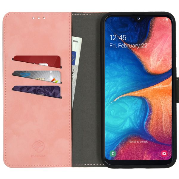 imoshion Uitneembare 2-in-1 Luxe Bookcase Samsung Galaxy A20e - Roze