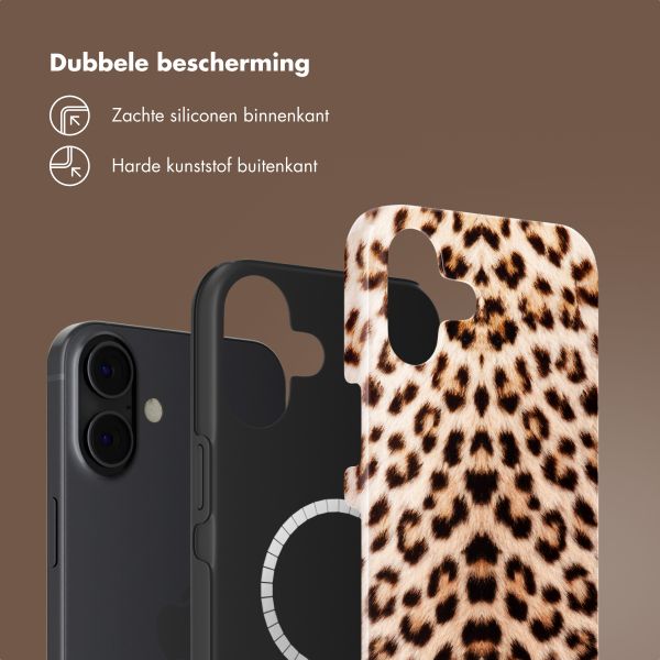 Selencia Vivid Backcover met MagSafe Apple iPhone 16 - Wild Leo