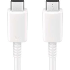 Samsung USB-C naar USB-C kabel 5A voor de Samsung Galaxy A52s - 1 meter - Wit