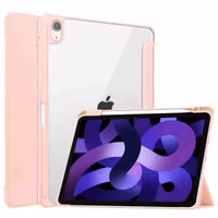 imoshion Trifold Hardcase Bookcase Apple iPad Air 11 inch (2025) M3 / (2024) M2 / Air 5 (2022) / Air 4 (2020) - Roze