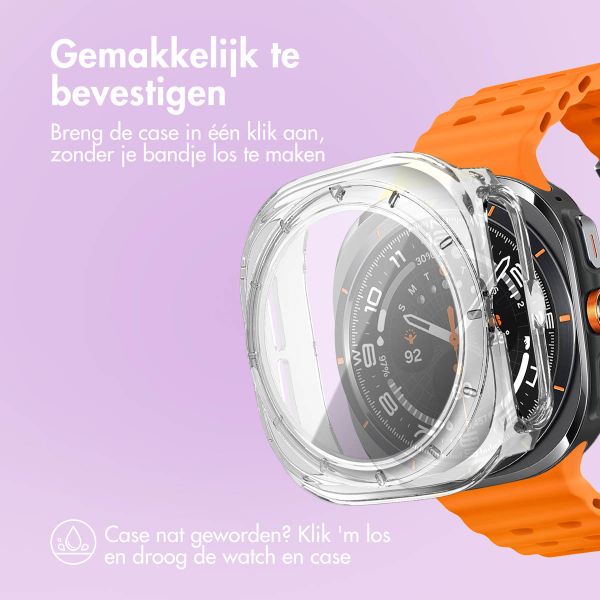 imoshion Full Cover Hardcase Samsung Galaxy Watch Ultra (2024/2025) - Transparant