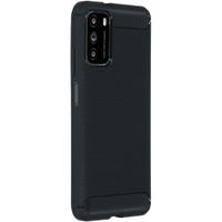 Brushed Backcover Xiaomi Poco M3 - Zwart