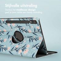 imoshion 360° Draaibare Design Bookcase Samsung Galaxy Tab S10 Plus / Tab S9 FE Plus / Tab S9 Plus - Flowers