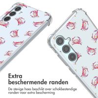 imoshion Design hoesje met koord Samsung Galaxy A55 - Crab Watercolor