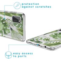 imoshion Design hoesje Samsung Galaxy A41 - Monstera Leaves