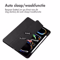 imoshion Trifold Hardcase Bookcase Apple iPad Pro 13 (2025) M5 / (2024) M4 - Zwart