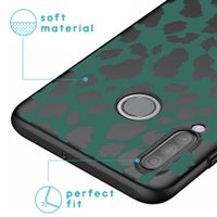 imoshion Design hoesje Huawei P30 Lite - Luipaard - Groen / Zwart