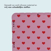 imoshion Kidsproof Design Backcover met handvat Samsung Galaxy Tab A11 Plus / A9 Plus - Hartjes