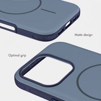 imoshion Colour Back Cover with Thin MagSafe Ring Apple iPhone 16 Pro - Dark Blue