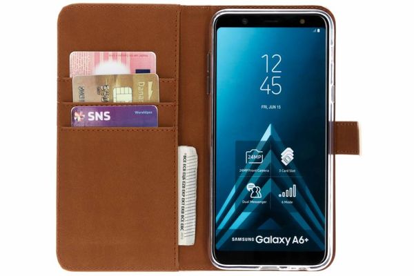 Luxe Softcase Bookcase Samsung Galaxy A6 Plus (2018)