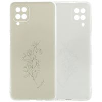 imoshion Design hoesje Samsung Galaxy A12 - Floral Green