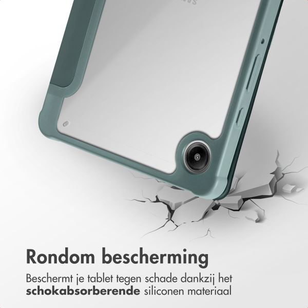 imoshion Origami Bookcase Samsung Galaxy Tab A9 Plus - Donkergroen