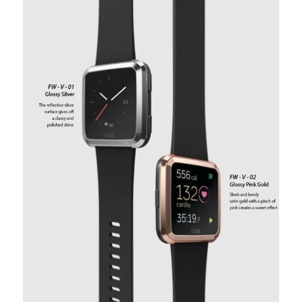 Ringke Bezel Styling Fitbit Versa / Versa Lite - Rosé Goud