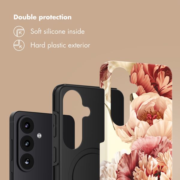 Selencia Vivid Back Cover Samsung Galaxy S26 - Vintage Peony