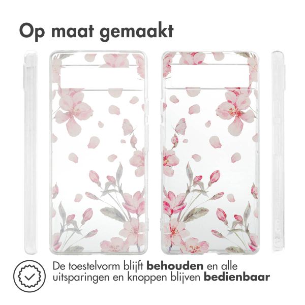 imoshion Design hoesje Google Pixel 6a - Blossom Watercolor