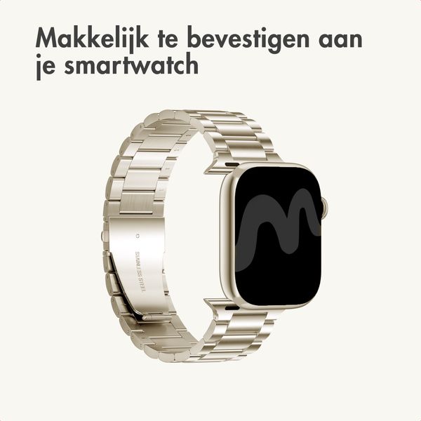 imoshion Stalen bandje Apple Watch | 38/40/41/42 mm - Starlight