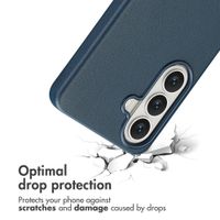 Accezz Leather Back Cover with MagSafe Samsung Galaxy S26 - Nightfall Blue