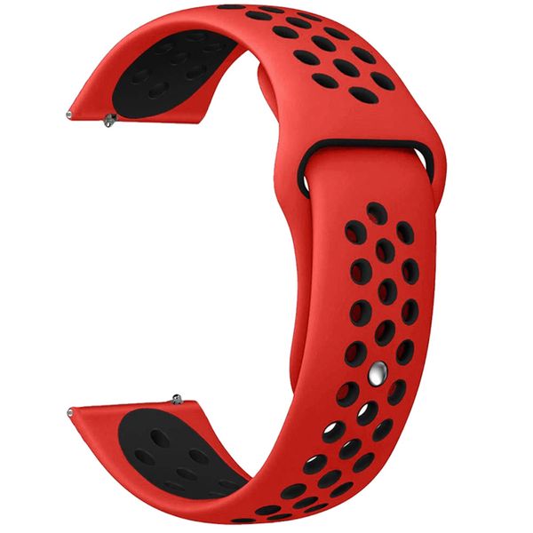 imoshion Siliconen sport bandje Fitbit Versa 2 / Lite - Rood / Zwart