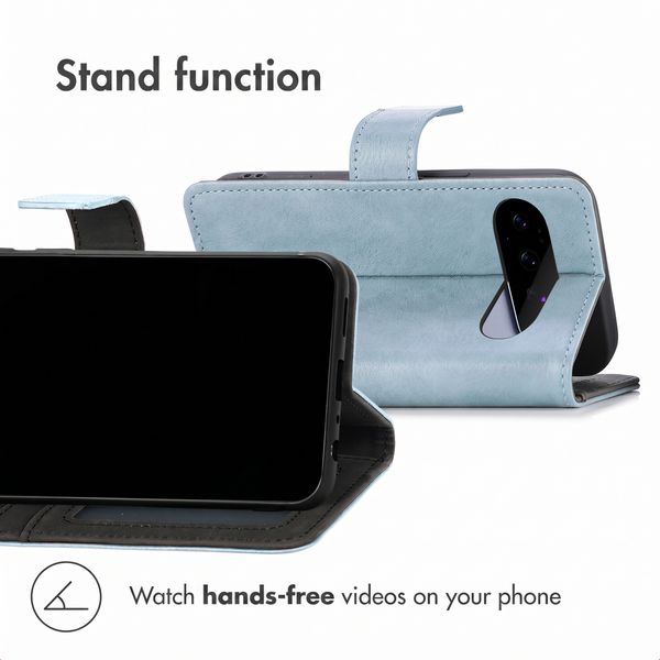 imoshion Luxury Wallet Case Google Pixel 11 / 11 Pro - Light Blue