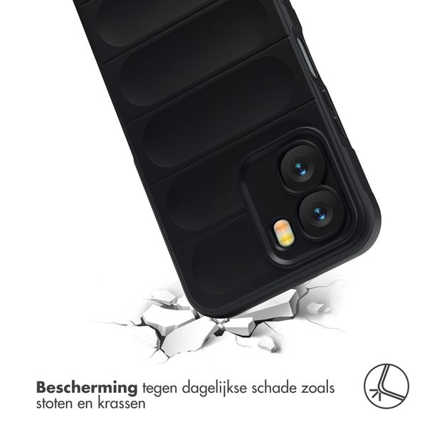 imoshion EasyGrip Backcover Oppo A6x (4G/5G) - Zwart