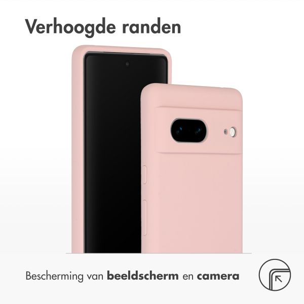 Accezz Liquid Silicone Backcover Google Pixel 7 - Roze