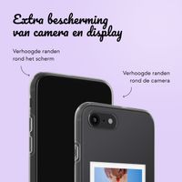 Gepersonaliseerd hoesje met polaroid iPhone SE (2022 / 2020) / 8 / 7 - Transparant