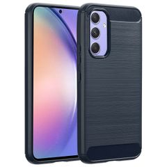 imoshion Brushed Backcover Samsung Galaxy A54 (5G) - Donkerblauw