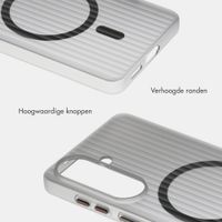 Accezz Lite Backcover met MagSafe | Fluted | Samsung Galaxy S26 - Grijs