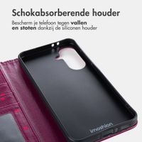 imoshion Design Bookcase Samsung Galaxy A57 (5G) - Crush Check Coral Dust