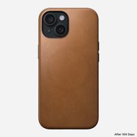 Nomad Modern Leather Case iPhone 15 - English Tan