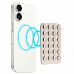 Selencia MagSafe zuignap telefoonhouder - Warm Grey