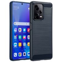 imoshion Brushed Backcover Xiaomi Redmi Note 12 Pro / Xiaomi Poco X5 - Donkerblauw