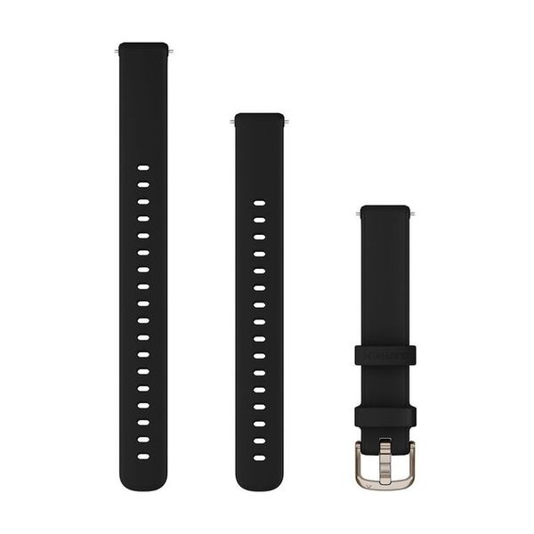 Garmin Siliconen bandje  - Garmin 14 mm aansluiting - Zwart